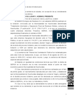 Fallo Contratación Pública CA Santiago