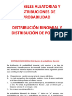 Variables Aleatorias y Distribuciones de Probabilidad