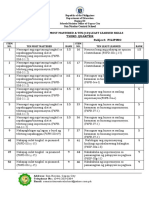 10 Most 10 Least Third Quarter Filipino