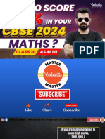 How To Score 100 % in Your CBSE 2024 Maths Class 10 Asaltu