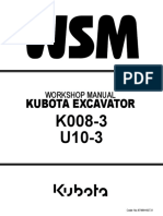 Kubota Excavator: Workshop Manual