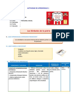 D1 A2 SESION PS. Los Símbolos de La Patria