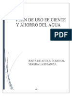 Programa de Uso Eficiente y Ahorro Del Agua Jac Vereda La Estancia