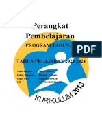 Program Tahunan Tematik Kelas 3 - K13 Edisi Revisi 2018