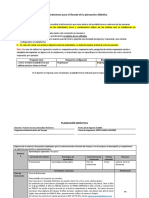 Formato Planeación Didáctica Administración Del Tiempo YGA