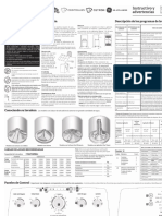 Manual de Usuario Mabe LMA70213CBAB0 (Españhol - 2 Páginas)