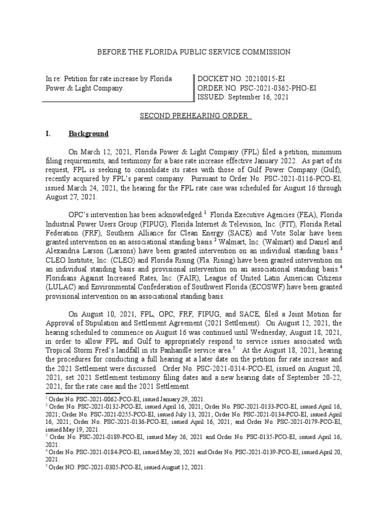 Florida power light hearing w florida commission pdf certiorari