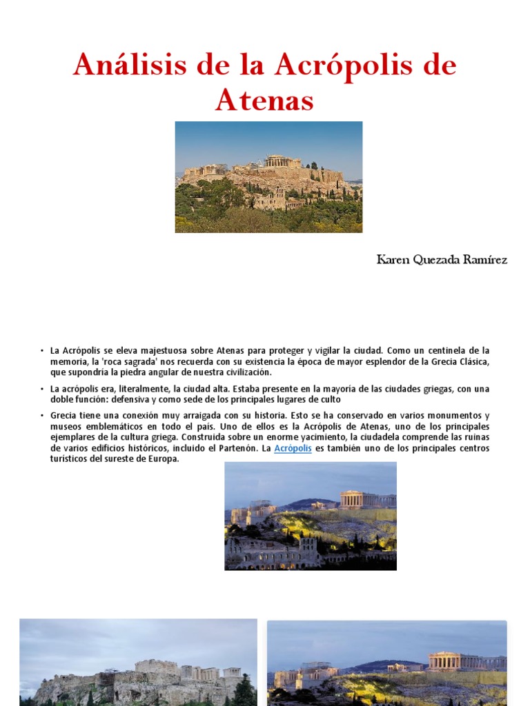 Análisis de La Acrópolis de Atenas | PDF