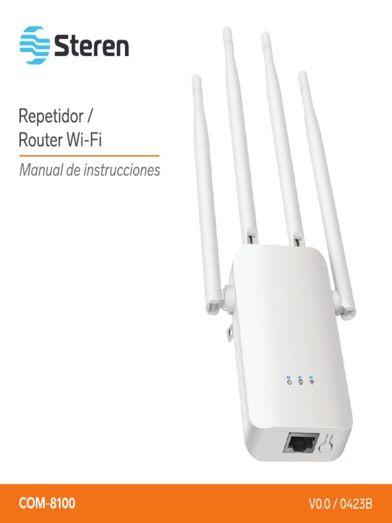 Manual para instalar un repetidor Wifi. 