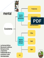 Mapa Mental de Factores Bioticos y Abioticos