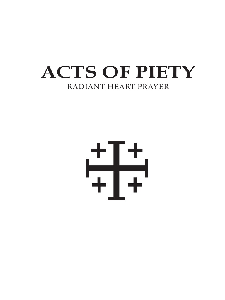 Acts Of Piety Revised Edition 2021 Pdf Worship Theology