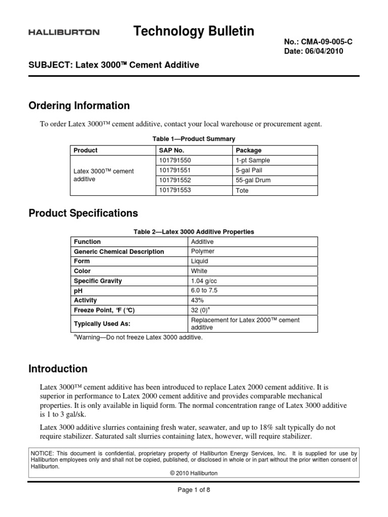 Latex 3000 PDF Sodium Chloride Dangerous Goods
