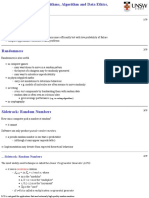 Week 10 Randomised Algorithms, Algorithm and Data Ethics, Course Review