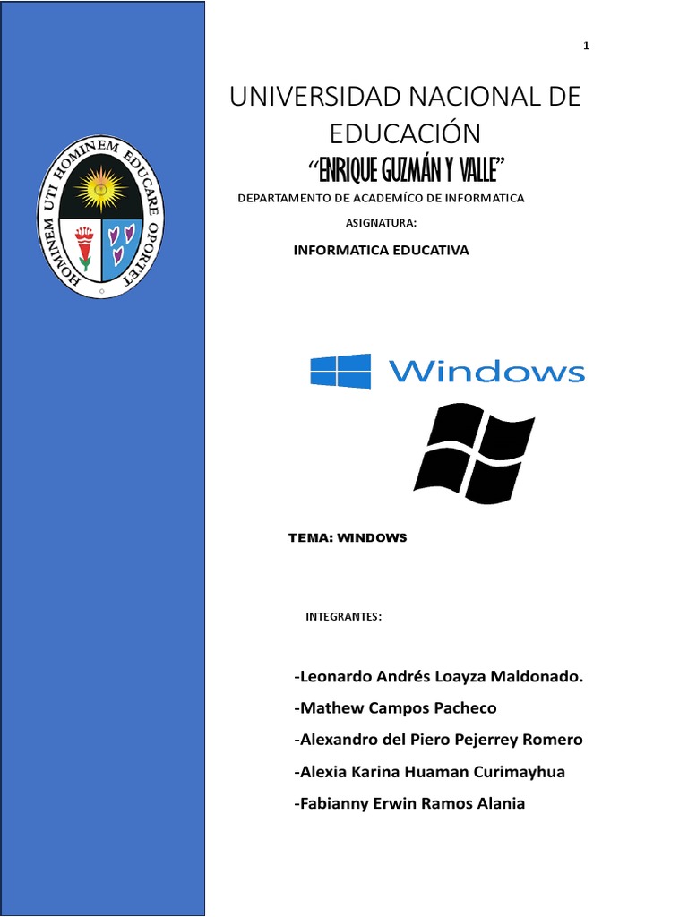 Modulo De Windows Descargar Gratis Pdf Windows 10 Microsoft Windows