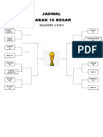 Jadwal 16 Besar Matepu Cup-3