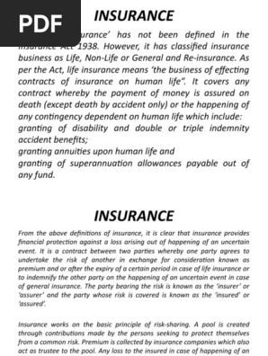 Insurance