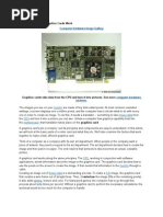 Introduction to How Graphics Cards Work