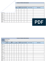 Planilla de Trabajo de Cargador Frontal