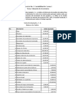 Ejercicio No 1 Costos I Inventarios.