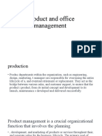 production and office management