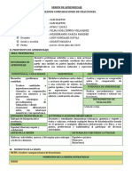 Jueves 20 de Julio Del 2023 SESIÓN DE APRENDIZAJE N