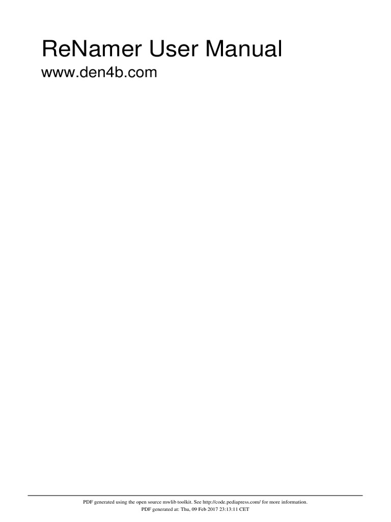 User Manual | PDF | Computer File | String (Computer Science)