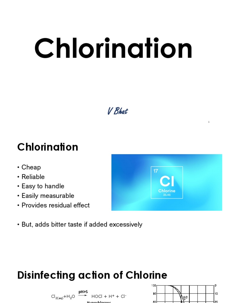 Chlorination PDF Chlorine Chemical Compounds