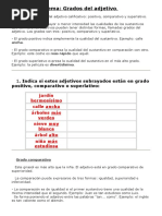 Ejemplo de Adjetivos Partitivos | PDF | Adjetivo | Mecánica del lenguaje