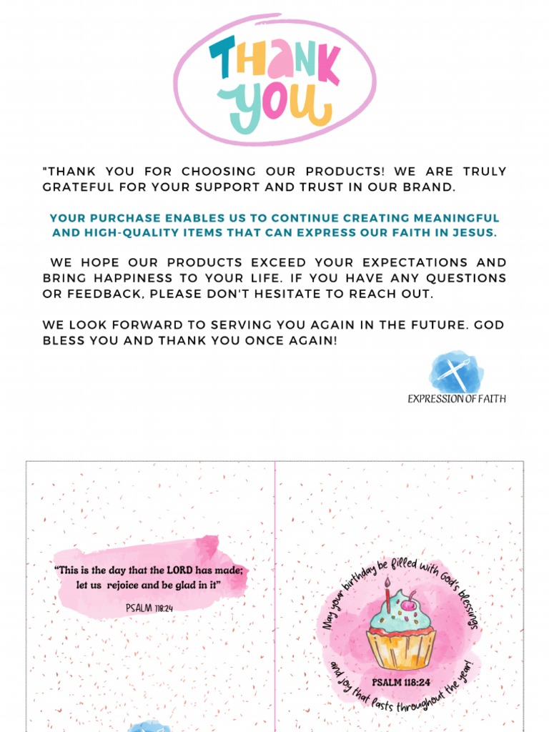 Christian Greeting Birthday Cards | PDF