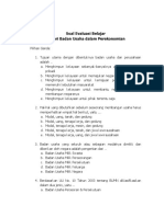 Soal Evaluasi Belajar 1