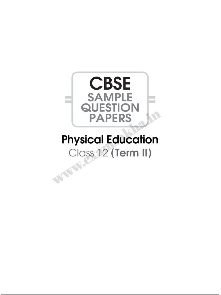 ARIHANT SAMPLE PAPER PHYSICAL EDUCATION CLASS 12 PDF 2023 visual data 6