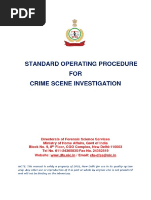 Crime Scene Manual Full