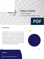 Wipro Investor PPT q4 Fy 2022