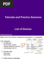 TUT - D3 List of Desires