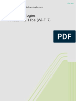 Key Technologies For IEEE 802.11be (WIFI7)