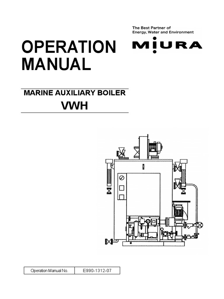 VWH 400 Marine Boiler Manual PDF Fuel Oil Combustion