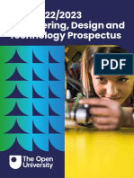 Your 2022/2023 Engineering, Design and Technology Prospectus