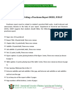 Guidelines For Writing A Practicum Report DEEE - 1