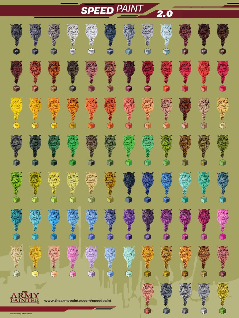 A3 Speedpaint 2.0 All Colours Poster | PDF