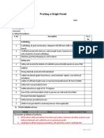 Height Work Permit Format