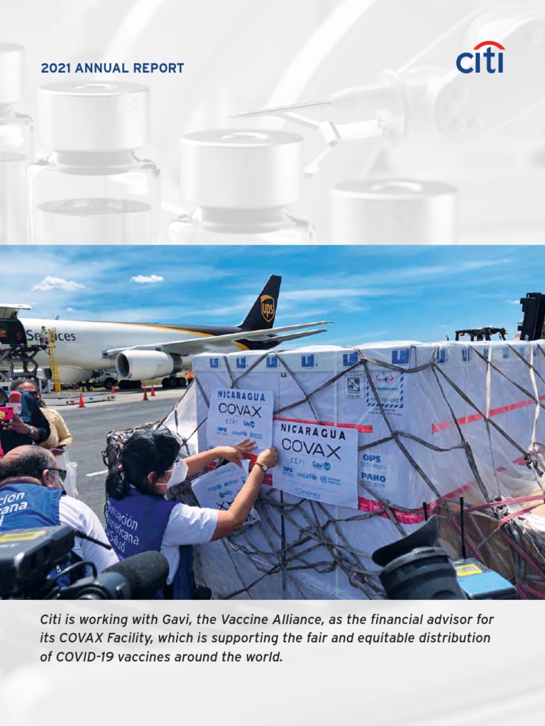 Citi annual report 2021 PDF Citigroup Banks