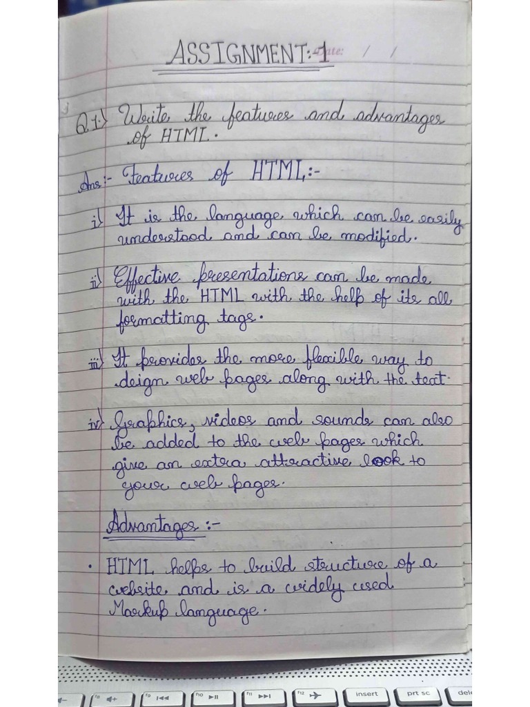 HTML Assignment | PDF