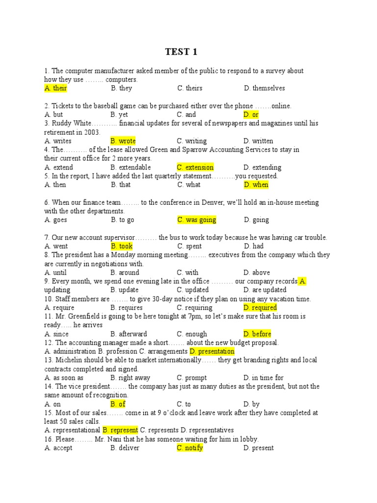 (123doc) - Bai-Test-Thi-Nang-Luc-Tieng-Anh-Dau-Vao | PDF