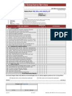 SCS-DRILL-SOP-FRM-001A Checklist Kesiapan Pemboran
