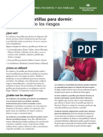 Sedatives and Sleeping Pills Understanding The Risks Fact Sheet Spanish