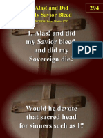 Alas and Did My Savior Bleed - 294