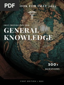 IMAT Preparation For General Knowledge PDF