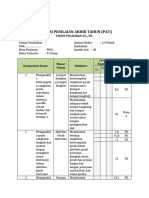 KISI KISI PENJAS KELAS X SEMESTER 2