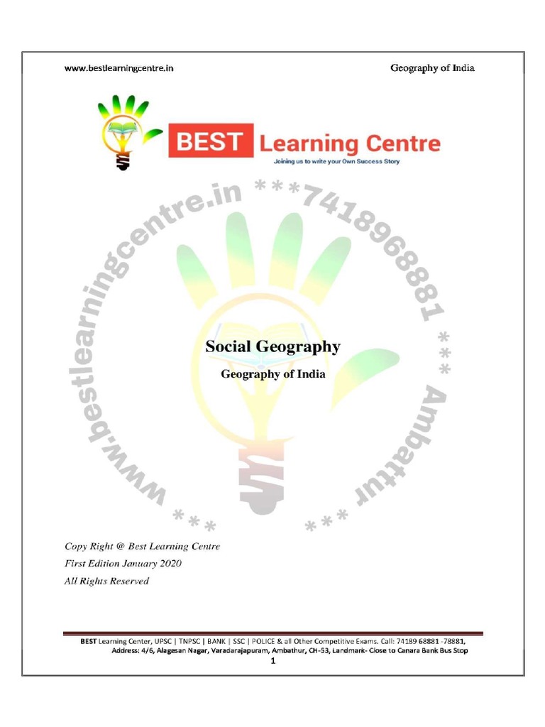 Social Geography PDF