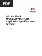 Introduction To MChip Advance Card Application Specifications - Payment